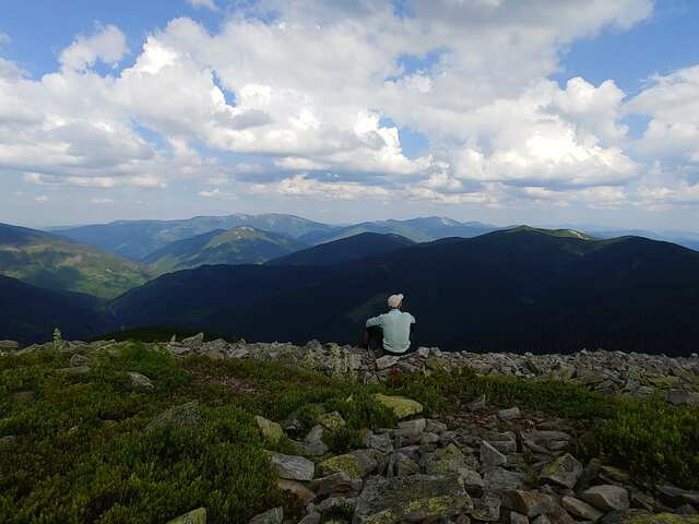 Десь в Карпатах😊