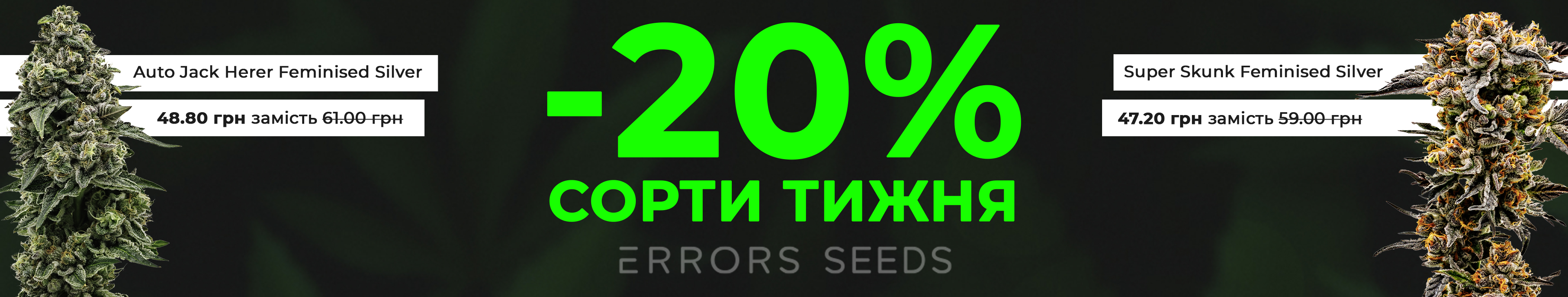 Сорта недели от Errors Seeds!